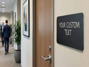 Acrylic Custom Braille Signs